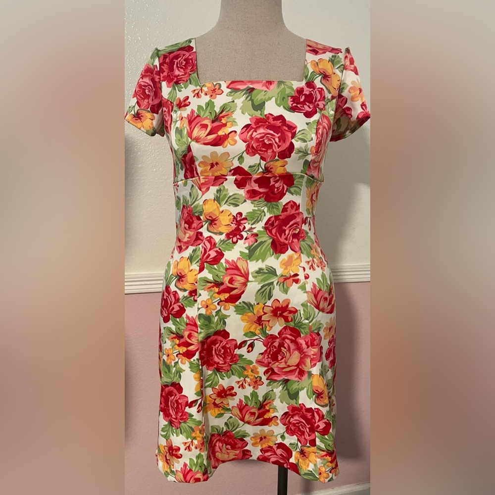 Floral print dress size XL